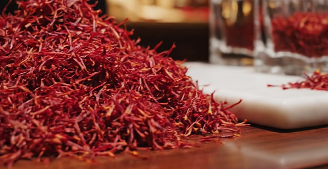 Load video: Discover the world's finest saffron, sourced directly from legendary fields with centuries of heritage. At Zarmax Saffron, we honor timeless tradition and uncompromising quality. Each thread is hand-selected and laboratory-tested to ensure the highest standards of purity and potency. Experience the authentic taste of premium saffron that transforms every culinary creation into a masterpiece.